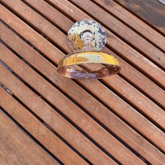 Gold Foil Swirl Decorative Glass - Picture 9 of 14